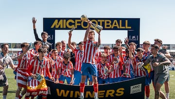 El ganador de la categor¨ªa U15 cadete ha sido el Atl¨¦tico de Madrid. Foto: Albert Geli (MICFootball)