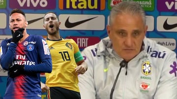 Preguntan a Tite por Neymar y acaba haciendo una curiosa comparación con Hazard