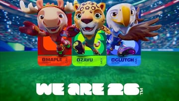 FIFA presenta las mascotas del Mundial 2026