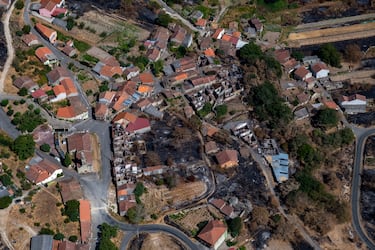 Desde el cielo: así han quedado las zonas afectadas por los incendios de agosto