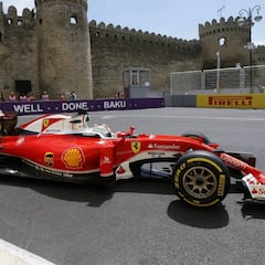 Vettel se queja de Alonso: “Va como un autobús por Bakú”