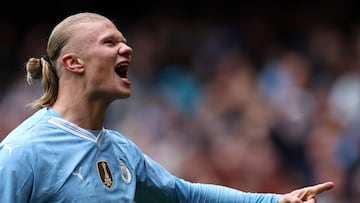 The Norwegian striker hinted at a future move to the LaLiga giants before the Champions League game against Copenhagen.