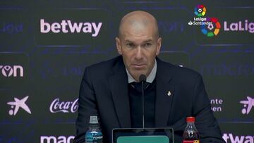 Zidane: "Lo de Hazard no tiene buena pinta"