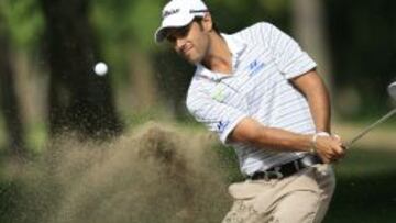 Abierto de Golf en el Country Club de La Reina. En la foto, el golfista nacional Benjamin Alvarado.