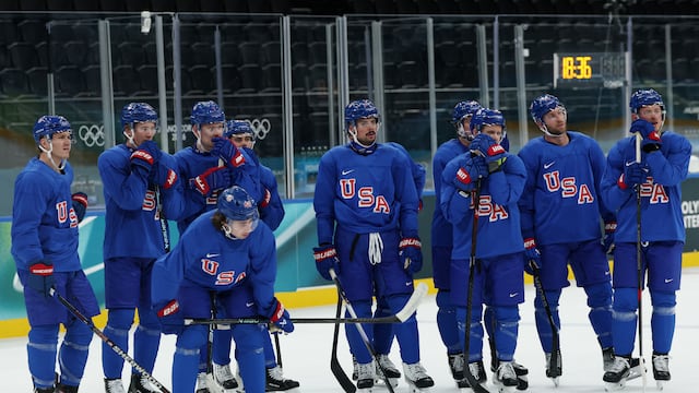 Here’s the list of players selected for the 2026 Winter Olympics men’s hockey team for the USA. They begin play today against Latvia.