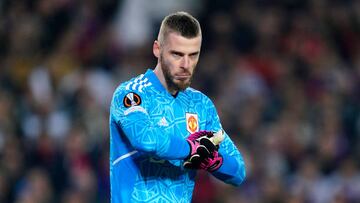 David de Gea of Manchester United during the La Liga match between FC Barcelona and Manchester United played at Spotify Camp Nou Stadium on February 16, 2023 in Barcelona, Spain. (Photo by Sergio Ruiz / Pressinphoto / Icon Sport)