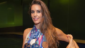 La nadadora de natación sincronizada Ona Carbonell