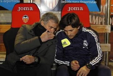 Mourinho y Rui Faria durante su etapa en el Real Madrid.