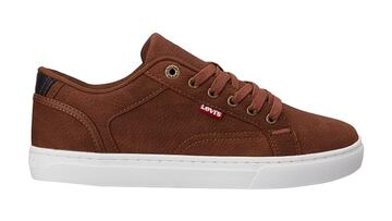 Zapatillas Levi's Courtright marrones para hombre de estilo casual