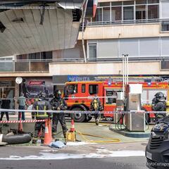 Explosión en una gasolinera de Cartagena: varios heridos con quemaduras graves