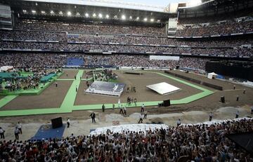 Estadio Santiago Bernabéu.