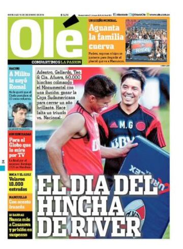 Portadas de la prensa deportiva