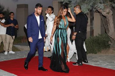 Leo Messi and Antonela Roccuzzo.