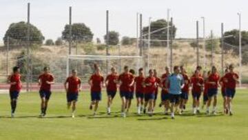 Un entrenamiento de la Selecci&oacute;n femenina de f&uacute;tbol.
 
 
 
  
 