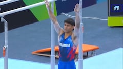 Oro para Ángel Barajas en la Copa Mundo de Gimnasia de Bakú