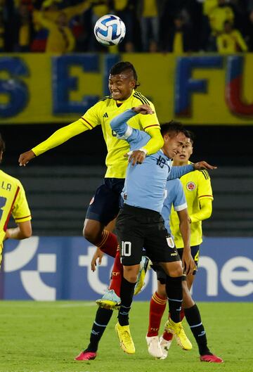 La Selección Colombia Sub 20 enfrentó a Uruguay en el primer partido del hexagonal final del Sudamericano en el estadio El Campín.