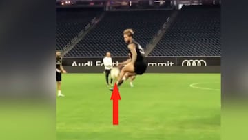 Puede convertirse en un nuevo 'challenge': Ramos y su control de rabona a 1 metro del suelo