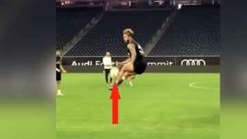 A new viral 'challenge'? Sergio Ramos takes it high