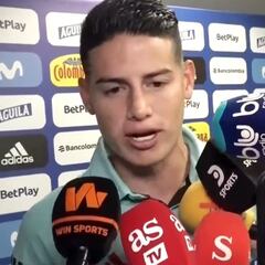 James agradece a la hinchada: “Es grato ver el cariño”