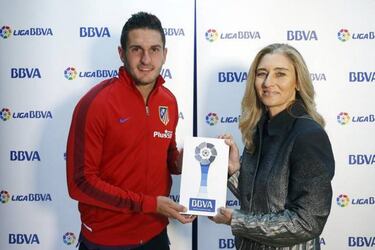 Koke, nombrado mejor jugador de la Liga en el mes de abril