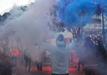 Batalla campal entre los ultras del Marsella y la policía