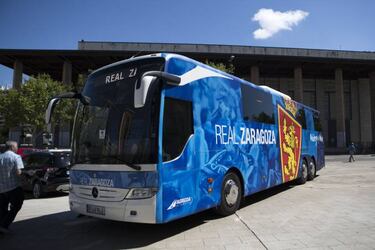 El Real Zaragoza ya tiene nuevo autobús oficial