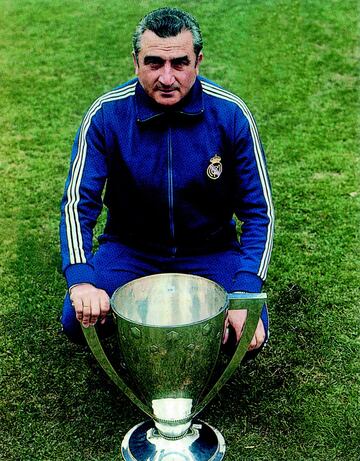 Miguel Muñoz fue 9 veces campeón de La Liga como entrenador (siempre con el Real Madrid). Ganó su primer título el 12 de marzo de 1961 y el último el 14 de mayo de 1972.