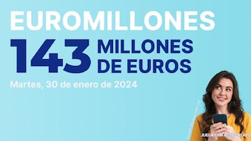 Euromillones: comprobar los resultados del sorteo de hoy, martes 30 de enero