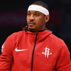 ¿Ha jugado Carmelo Anthony su último partido en los Rockets? Sus compañeros creen que sí