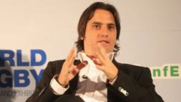 El argentino Agustín Pichot, excapitán de los ‘Pumas’, es dirigente de World Rugby.