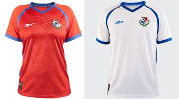 Otra Roja en el Mundial. Y ya van unas cuantas¡ Las futbolistas paname?as vestir¨¢n las mismas camisetas que Reebok dise?¨® para sus colegas del equipo masculino. La primera equipaci¨®n tiene de fondo un dise?o hexagonal que emana al bal¨®n de f¨²tbol