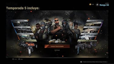 Pase de batalla de Call of Duty Warzone Temporada 5: operadores, skins, armas y más