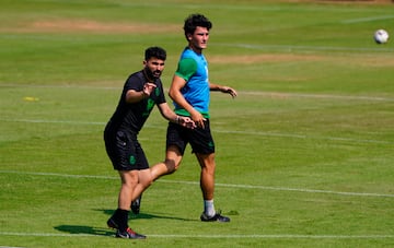 Juan Gutiérrez entrena a las órdenes de Romo, pero no cuenta en los planes para este año en LaLiga Smartbank.