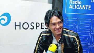 <b>FELIZ. </b>Abel Aguilar estuvo ayer en las 'Tertulias 5 estrellas' del hotel Amérigo.