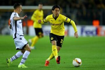 17. Borussia Dortmund (Alemania). El cuadro germano cedió 12 jugadores para diversos equipos nacionales. El japonés Shinji Kawaga es fijo en el combinado asiático. 