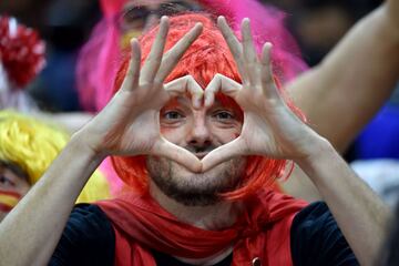 Las mejores imágenes de la victoria de España contra Serbia