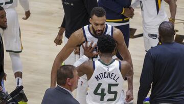 Rudy Gobert, Donovan Mitchell y un "o ¨¦l o yo" para los Jazz