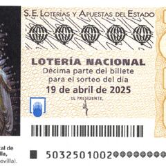 Lotería Nacional: comprobar los resultados del sorteo de hoy, sábado 19 de abril
