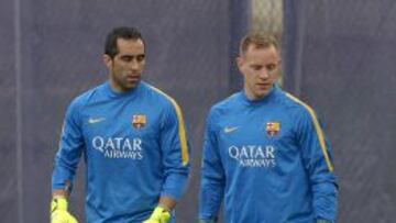 Claudio Bravo y Ter Stegen.