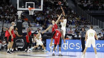 Tavares, en la semifinal de la Supercopa 2019 que enfrentó al Real Madrid y al Montakit Fuenlabrada.