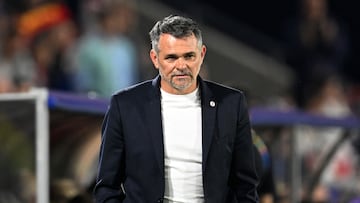 Soccer Football - Euro 2024 - Round of 16 - Spain v Georgia - Cologne Stadium, Cologne, Germany - June 30, 2024 Georgia coach Willy Sagnol REUTERS/Fabian Bimmer