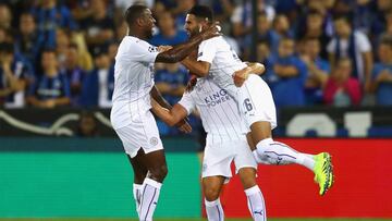 El Leicester debuta en Champions arrollando al Brujas
