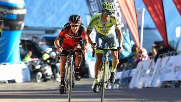 Alberto Contador y Richie Porte, durante la pasada Volta a Catalunya.