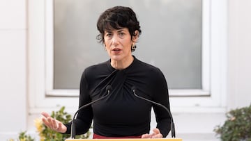 La ministra de Inclusión, Seguridad Social y Migraciones, Elma Saiz, durante una reunión de trabajo, en la sede del Ministerio, a 26 de febrero de 2026, en Madrid (España). La reunión se enmarca en la semana en que se conmemora el Día Mundial de las Enfermedades Raras.
26 FEBRERO 2026
Diego Radamés / Europa Press
26/02/2026