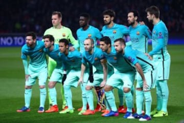 Once inicial del Barcelona 