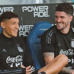 Nahuel y De Paul vuelven a encontrarse