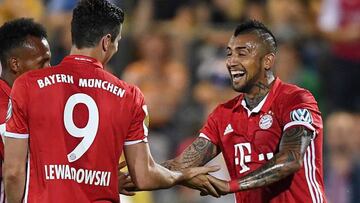 Arturo Vidal anota y Bayern avanza en la Copa de Alemania