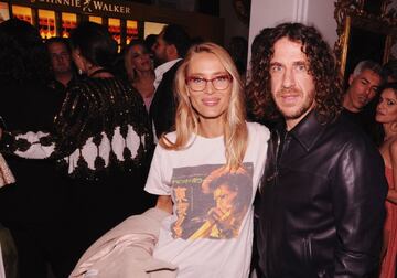 Carles Puyol y Vanesa Lorenzo.