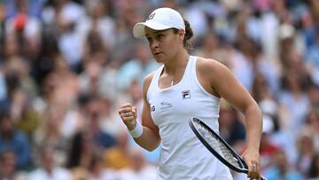 Resumen y resultado de la 10? jornada de Wimbledon: Pliskova y Barty jugar¨¢n la final femenina