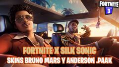 Fortnite x Silk Sonic: skins Bruno Mars y Anderson .Paak ya disponibles